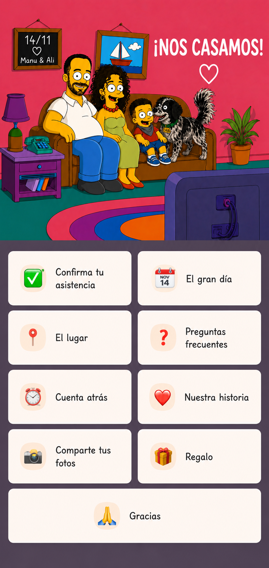 ¡Nos casamos!